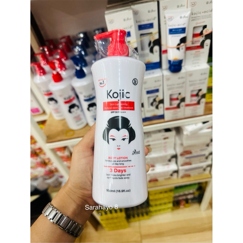Perfect Skin Lady Kojic Body Lotion Spf50pa+++ 500ml. โลชั่นโคจิก