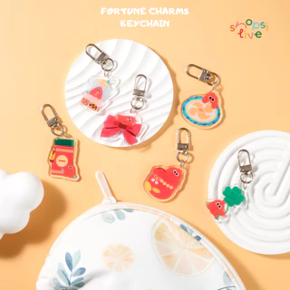 พวงกุญแจ LUCKY CHARM KEYCHAIN SHOPSITIVE พวงกุญแจสำหรับใช้กับเคสหูฟัง AirPods, มือถือ, กระเป๋า