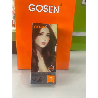 ครีมเปลี่ยนสีผม โกเซ็น gosen สีช็อคโกแลตปิดผมขาว ไม่มีแอมโมเนียหอมกลิ่นช็อคโกแลต 100 x2 ml