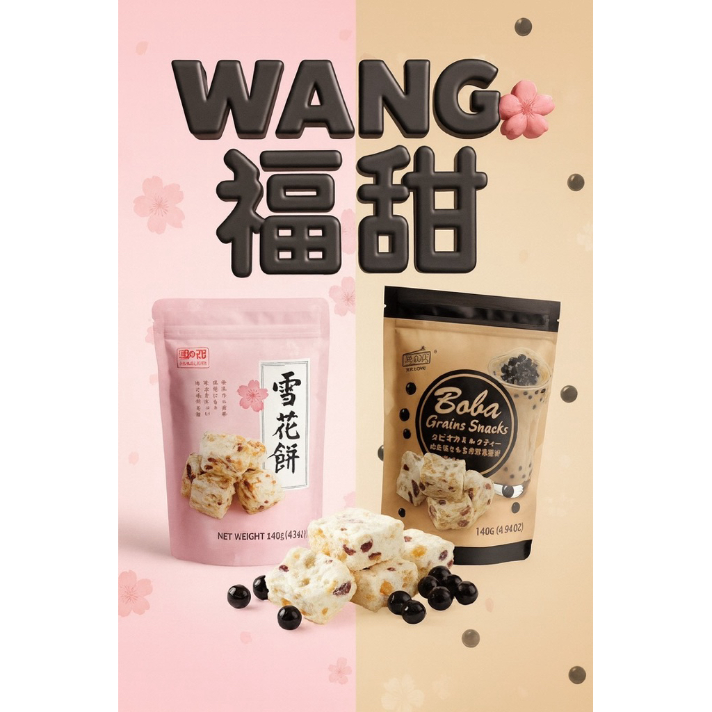 ✨ไต้หวัน🇹🇼 พร้อมส่ง💖 ขนมนูกัส เจ้าดังติดเทรน❤️‍🔥 รสแคนเบอร์รี่💕 รสชานมไข่มุก🧋 ส่งตรงจากไทย🇹🇭