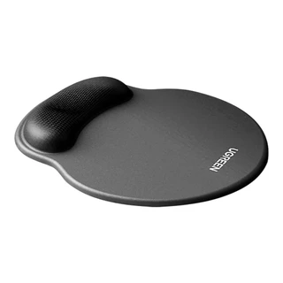 MOUSE PAD (เมาส์แพด) UGREEN LP668 - ERGONOMIC MOUSE PAD WITH WRIST REST 220 x 245 BLACK 25245