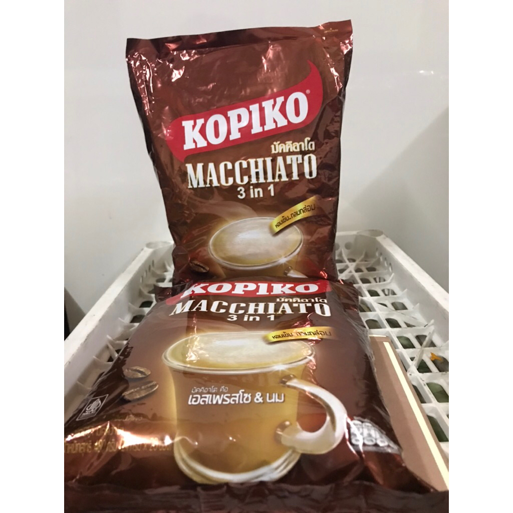 กาแฟ โกปิโก้(Kopiko)มัคคิอาโตกาแฟสำเร็จรูปชนิดผง