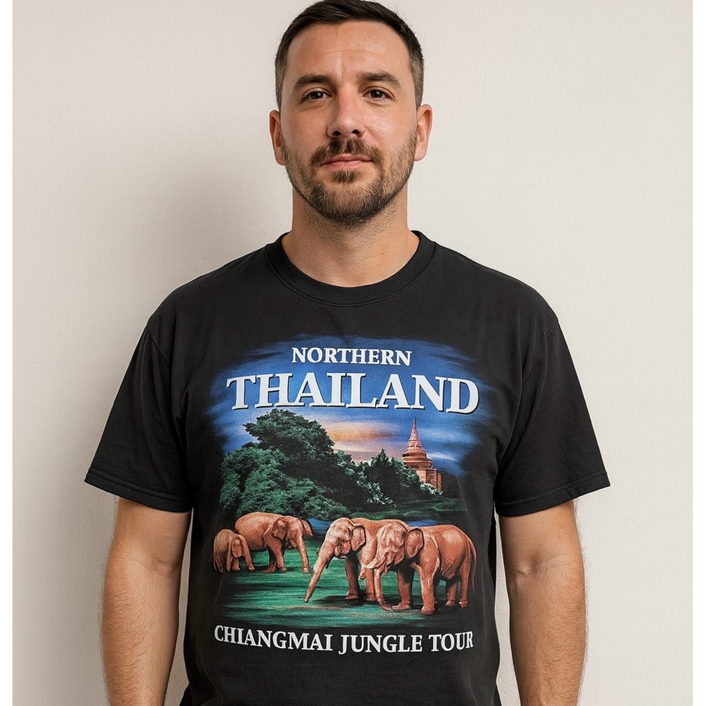 เสื้อยืด Chiangmai Thailand มือสอง