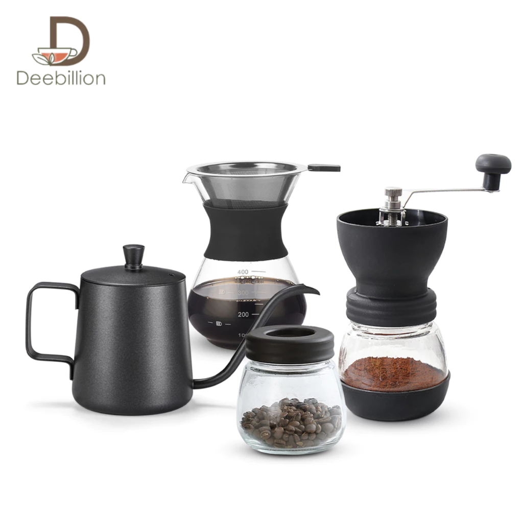 ชุดดริปกาแฟ อุปกรณ์ชงกาแฟสด coffee Set สกัดความหอมละมุน มือใหม่ทำได้ง่ายๆ Deebillion