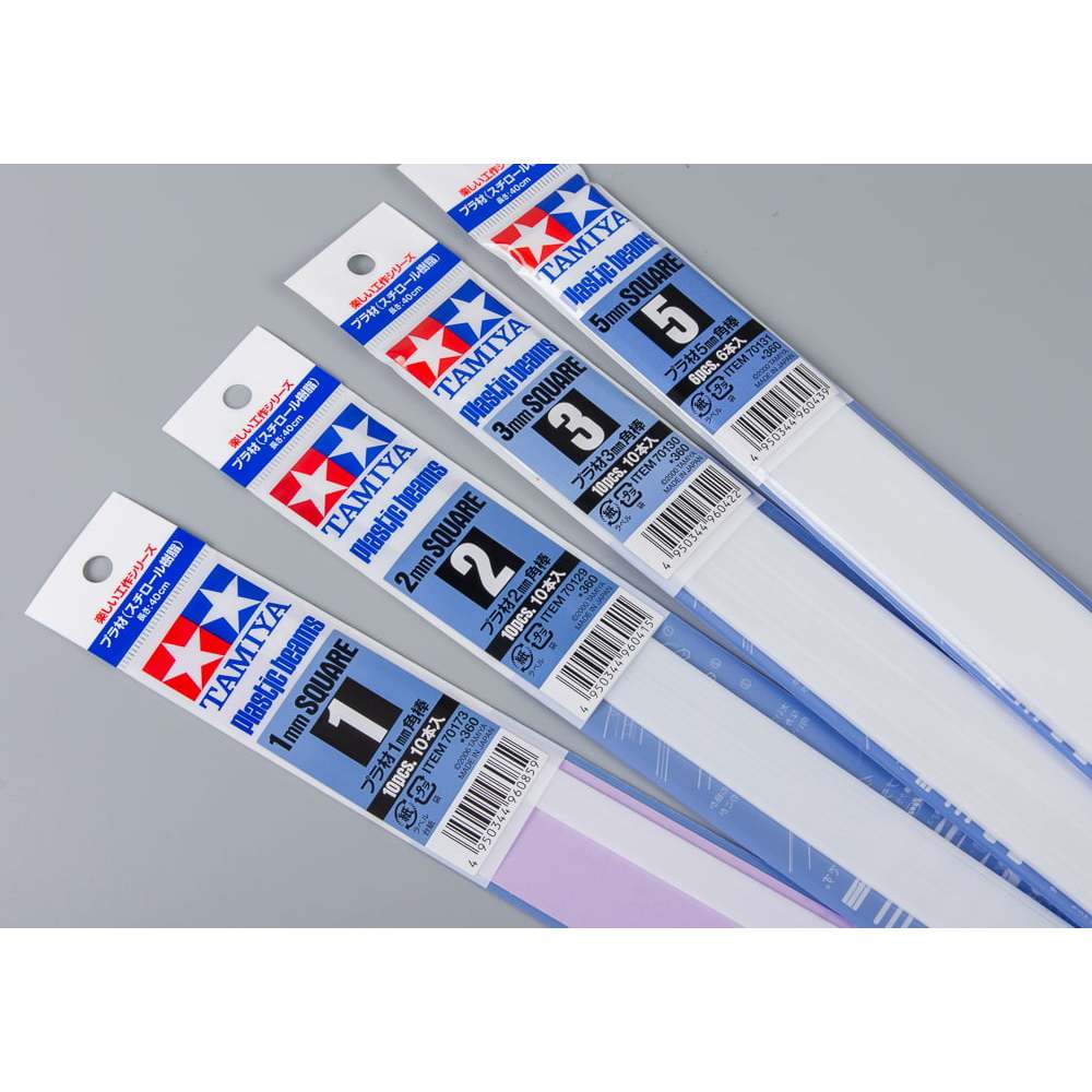 TAMIYA PLA PLATE & PLASTIC BEAM แผ่นพลาสติก และ พลาสติกเส้น ทามิยา