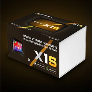 (ติดตั้งฟรี) กล้อง Motovision X1S ถอดจอได้ Apple CarPlay/Android Auto เชื่อมต่อทันทีแค่ Start