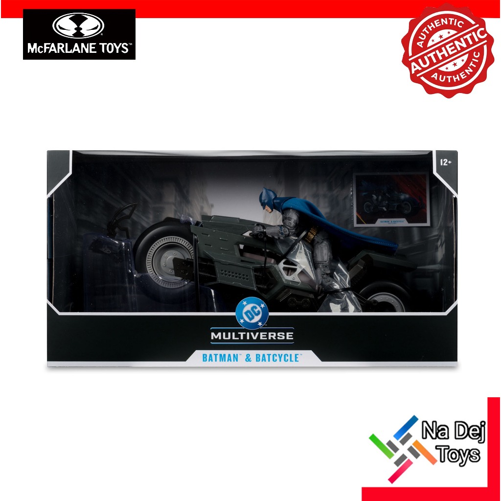 Batman Ben & Batcycle DC Multiverse McFarlane Toys 7" Figure แบทแมน เบน & แบทไซเคิล ดีซีมัลติเวิร์ส 7 นิ้ว ฟิกเกอร์