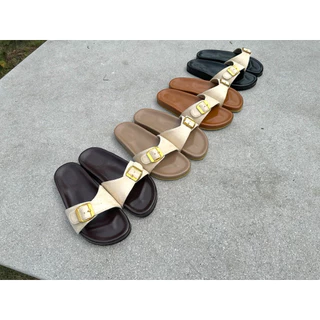 ไซด์Style shoes รุ่น Mia รองเท้าแตะไบเก้นท์ (ไซด์36-44) แนะนำ+1ไซด์