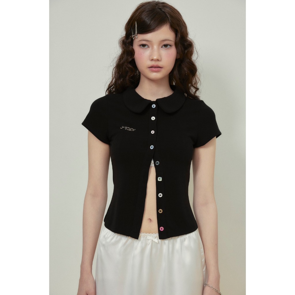 STYLIST (S-4XL) - Gaia T-Shirts-011 เสื้อคอบัวกระดุม รูปที่ 5