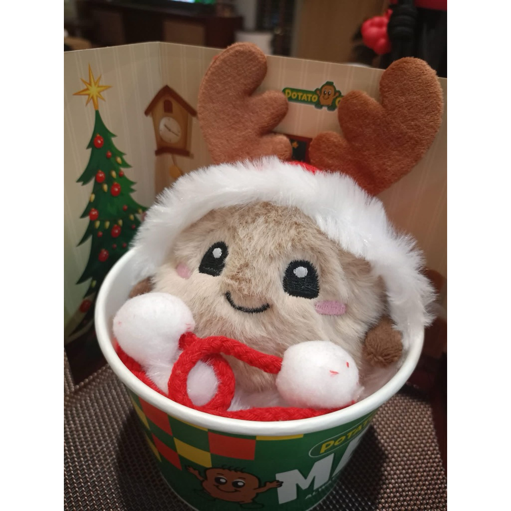 ตุ๊กตาPotato Cornerมาในรูปแบบพวงกุญแจ+พร้อมชุด(พร้อมส่ง)