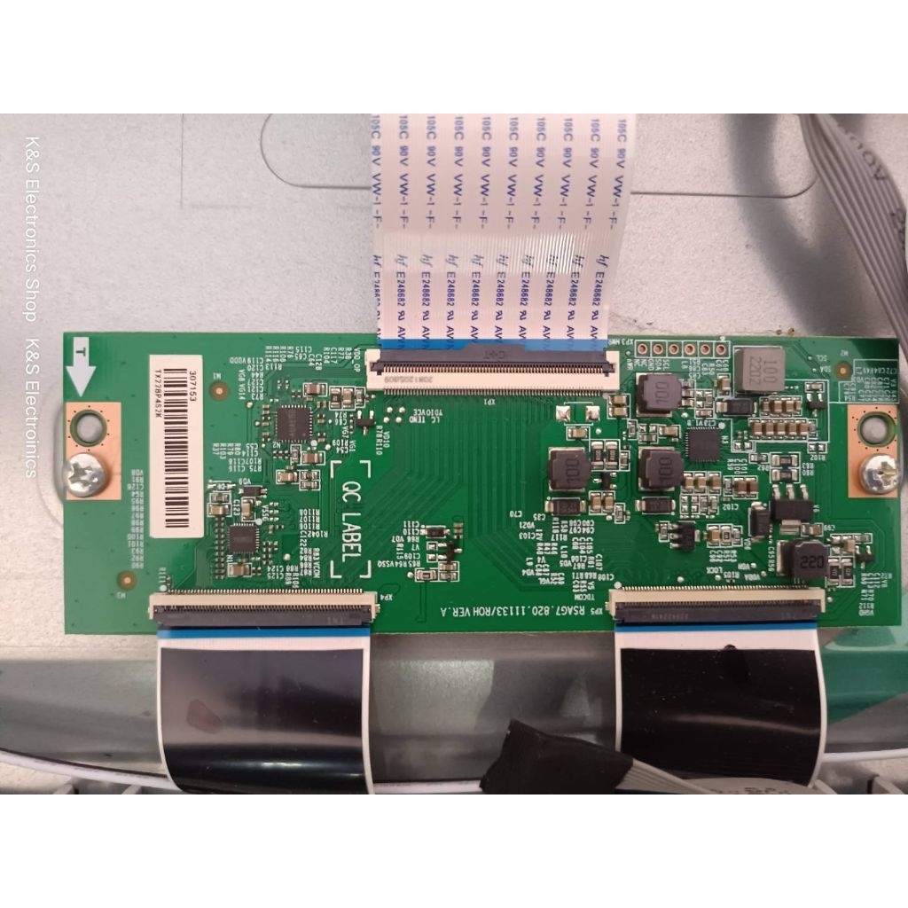 T-CON Hisense รุ่น 43A6100H , 43A6500H , 43E6H พาร์ท RSAG7.820.11133/ROH อะไหล่แท้/ของถอดมือสอง รับป