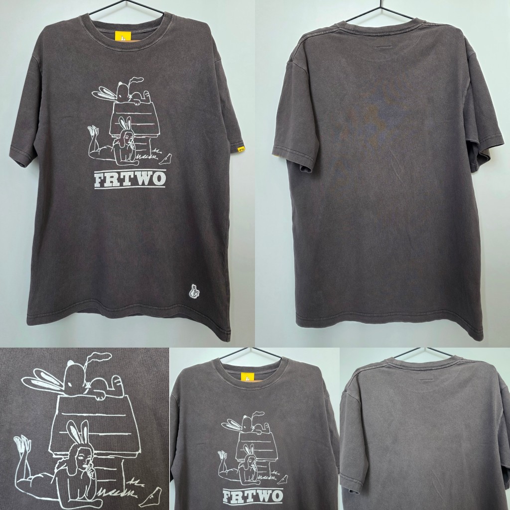 [ ของแท้ ] เสื้อยืด FR2 fxxkingrabbits Size M (42/28) มือสอง สภาพดีมาก พร้อมส่ง