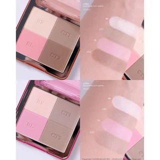 odbo (NEW!! พาเลต3อิน1 ของแท้ส่งตรงจากแบรนด์)GLAM & SHADE MULTI PALETTE พาเลตติดแกลม OD1331