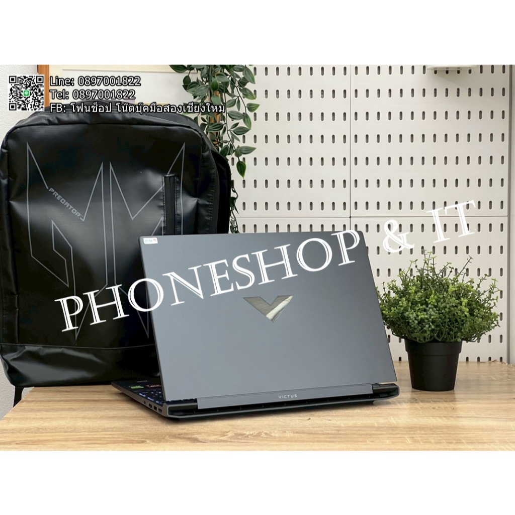 HP VICTUS 15-FB2094AX (RAM 16 RTX 4050) ราคา 27,900 บาท