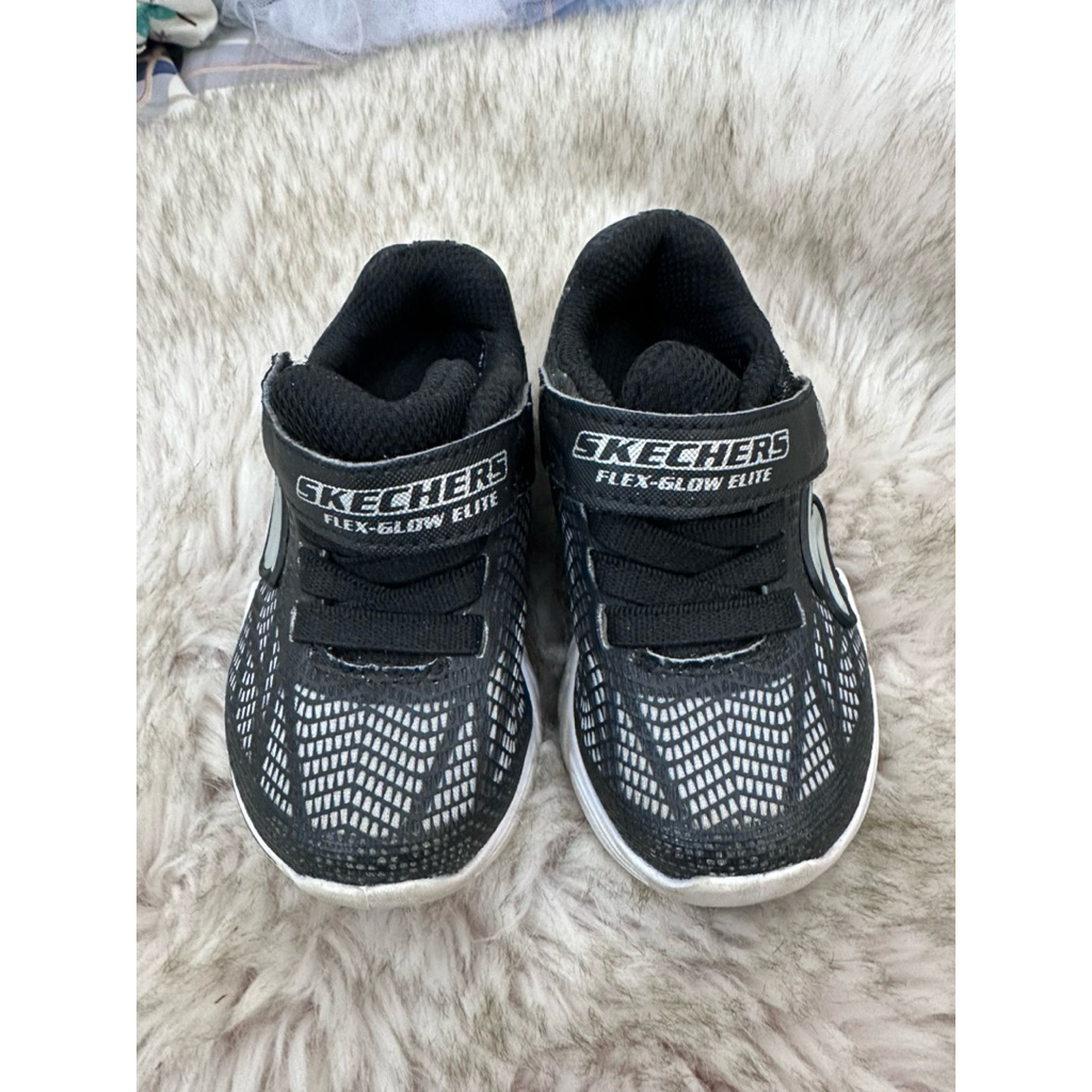 รองเท้าเด็ก skechers สีดำเด็กชาย size 12 cm
