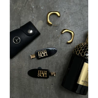 maison KEEPS | Set of Backstage Dual Logo Hair Clip | กิ๊บติดผม