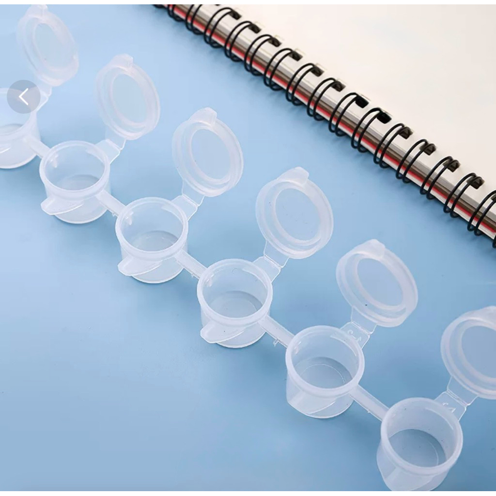 ++ขายส่งยกลัง ราคาถูก++ตลับสีเปล่า ตลับใส่สี ตลับเปล่า ขนาด 2ml คุณภาพดี 1000แถบ - รูปที่ 2