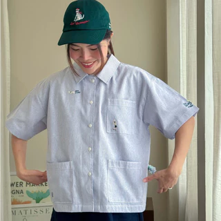 katji / พร้อมส่ง Triple Pocket Shirt size S M L