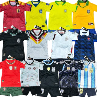 ชุดกีฬาฟุตบอลเด็กเสื้อกับกางเกงเด็กชายหญิงใส่ได้