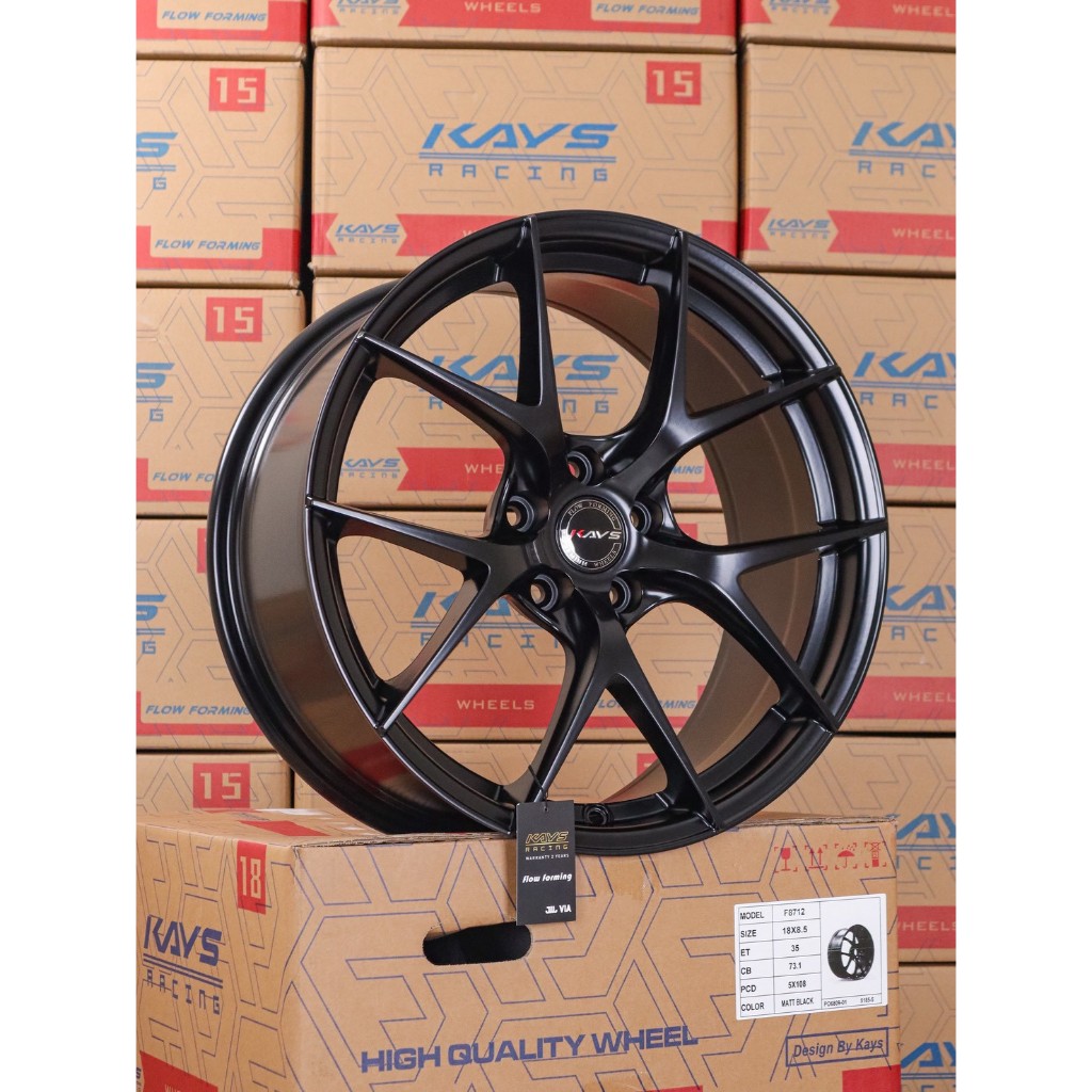 ล้อแม็กซ์รถไฟฟ้า KAYS F8712  8.5*18นิ้ว 5รู  108 - รูปที่ 4