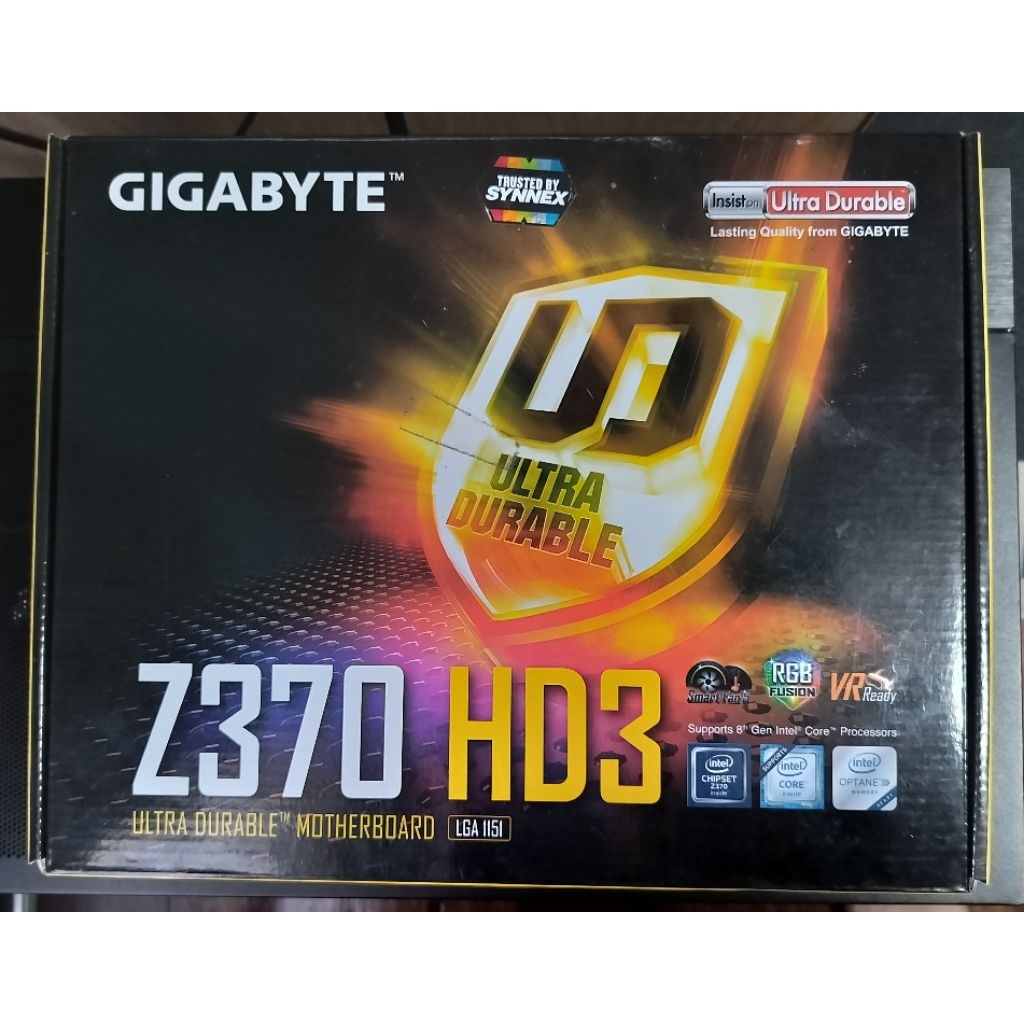 (มือสอง) MAINBOARD (เมนบอร์ด) GIGABYTE Z370 HD3 LGA 1151 เจน 8-9