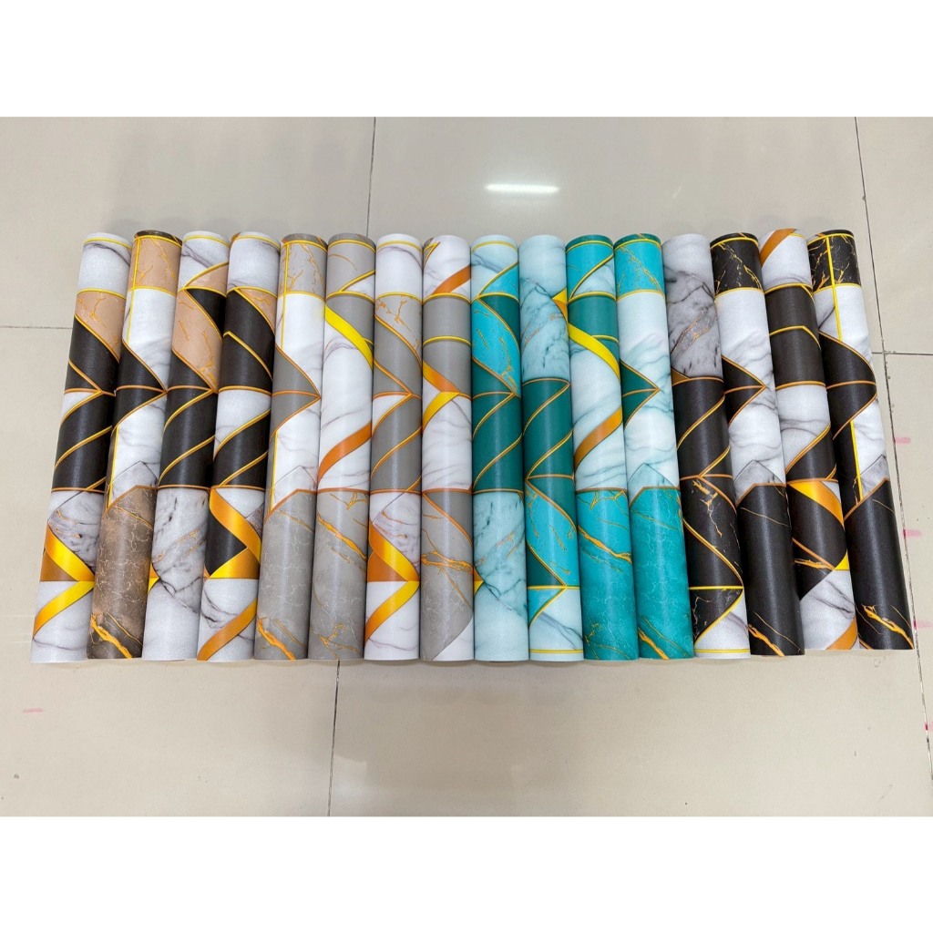 วอลเปเปอร์สติ๊กเกอร์ ลาย3d สินค้ามาใหม่ หน้ากว้าง45ยาว10เมตร  งานสวยมาก มีกาวในตัว - รูปที่ 7