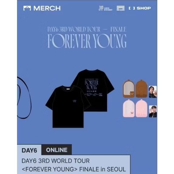 DAY6 FOREVER YOUNG FINAL in SEOUL OFFICIAL MD T-SHIRT