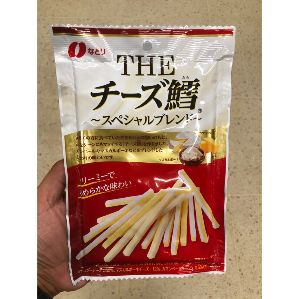 ชีสผสมปลาคอตเส้นปรุงรส ตรานาโตริ 🇯🇵🇯🇵 ขนาด 64g