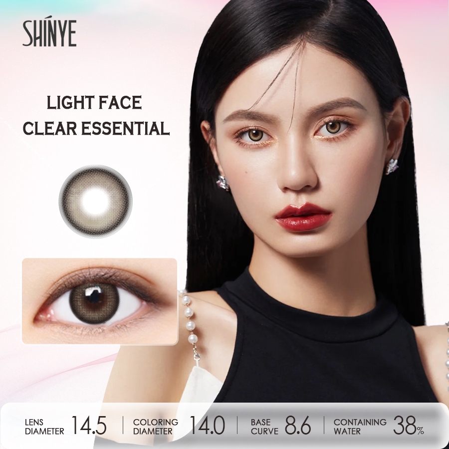 [ขายดี] Brown SHINYE Contact Lens :（Contact Lens Si)14.5มม คอนแทคเลนส์ คอนแทคเลนส์สีแบบใช้ 6 เดือน