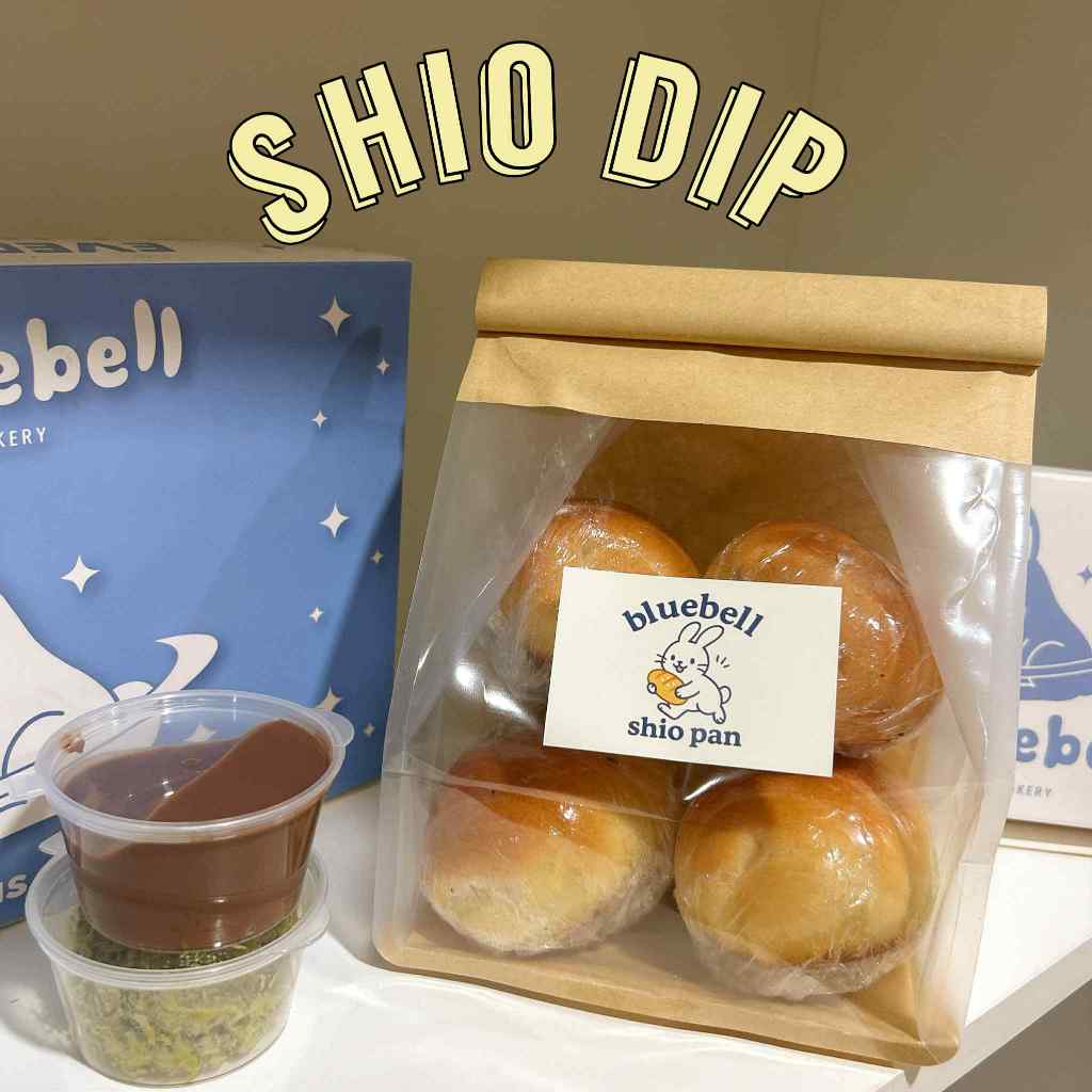 Shio pan Dip (ชิโอะปัง+ดิป) Bluebellbakery