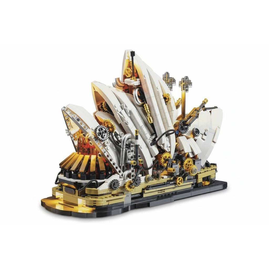 โรงอุปรากรซิดนีย์ ชุดตัวต่อ Sydney Opera House โอเปร่า เฮ้าส์ จำนวน 1,940 ชิ้น