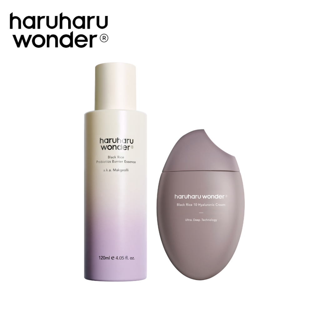 (Set 2 ชิ้น) Black Rice Probiotics Barrier Essence 120 ml. + Blacl Rice 10 Hyaluronic Cream 50 ml.