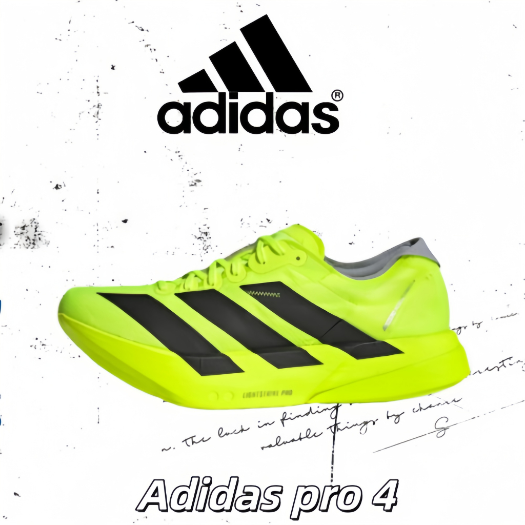 👟ของแท้ 100 %✅ adidas Adizero Adios Pro 4  JR6364 Outdoor commuting running casual shoes