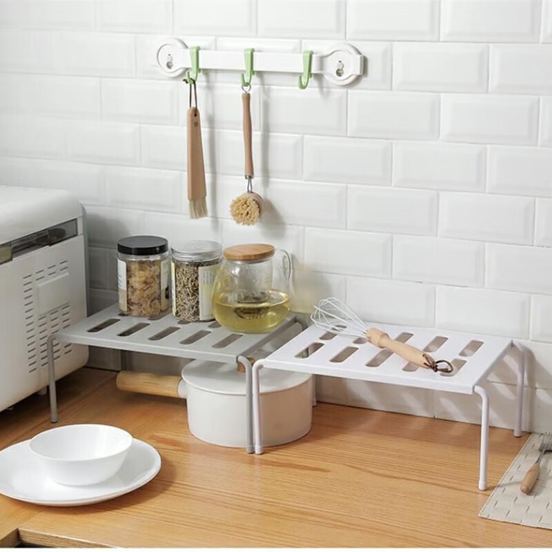 (พร้อมส่งจากไทย) ชั้นวางของอเนกประสงค์ พลาสติก พับได้ ยืดได้ พกพาสะดวก แข็งแรงทนทาน รับน้ำหนักได้ดี