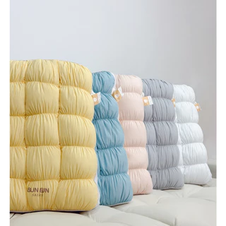 NEW!! BUN BUN หมอนบล็อคต้นคอ 3D วัสดุปลอดภัย ระบายอากาศดี ไม่อับชื้น ดีไซน์ซิปด้านข้าง ทำความสะอาดง่าย ลดอาการปวดเมื่อย