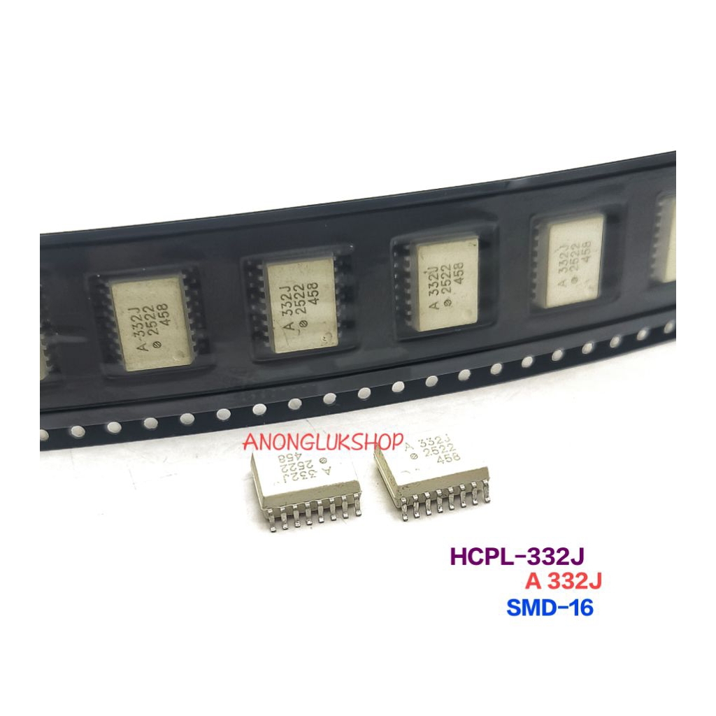 ราคาต่อ 1ตัว 👉👉 HCPL-332J SMD-16 A332J A 332J HCPL332J IGBT Gate Driver Optocoupler with Integrated 