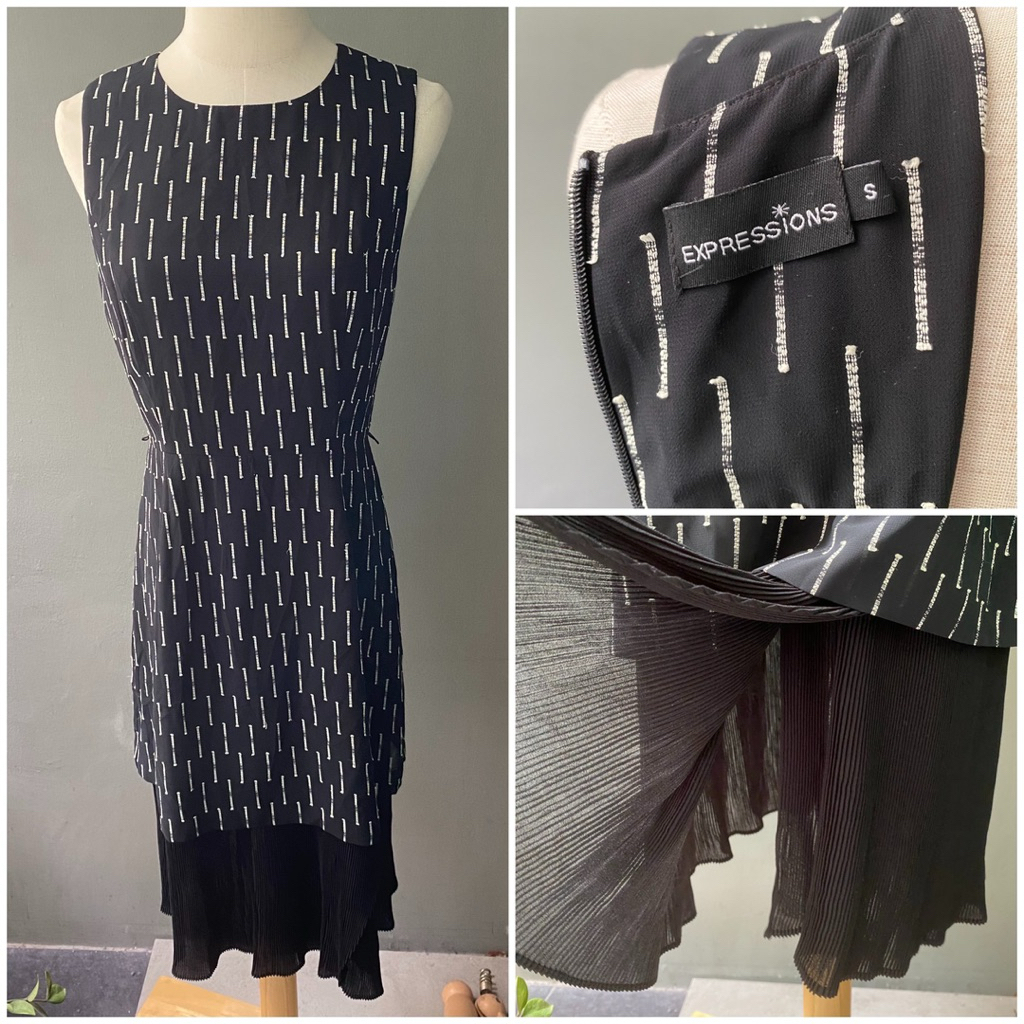 (Used like new) Expressions sleeveless dress size S