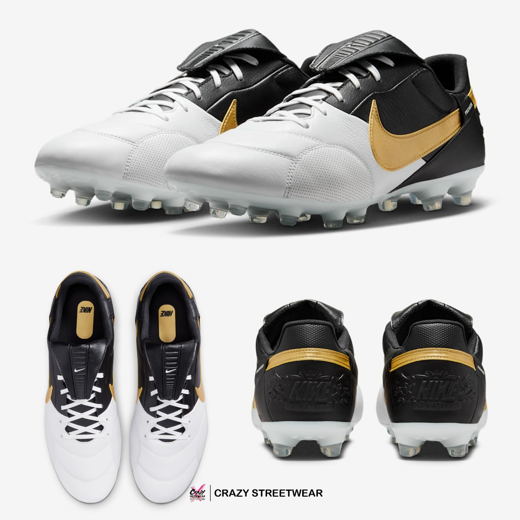 รองเท้าฟุตบอล Nike Premier III FG ของแท้ 100% ( HM0265-174 / HM0265-004 ) ไนกี้ รองเท้าผู้ชาย สตั๊ด - รูปที่ 6