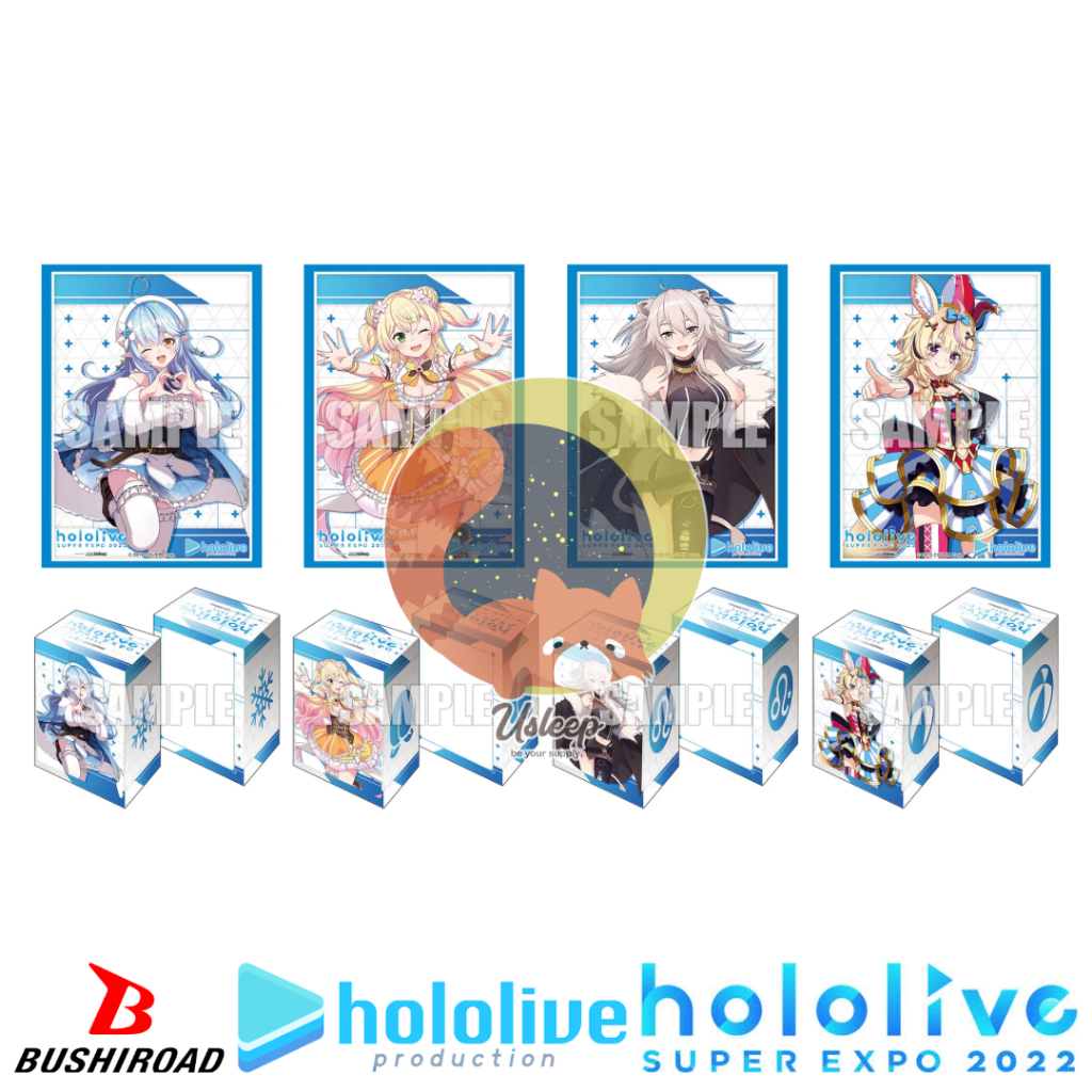 Bushiroad Sleeve & Deck Holder V3 Hololive Production Gen 5 : Yukihana Lamy, Momosuzu Nene, Shishiro Botan, Omaru Polka