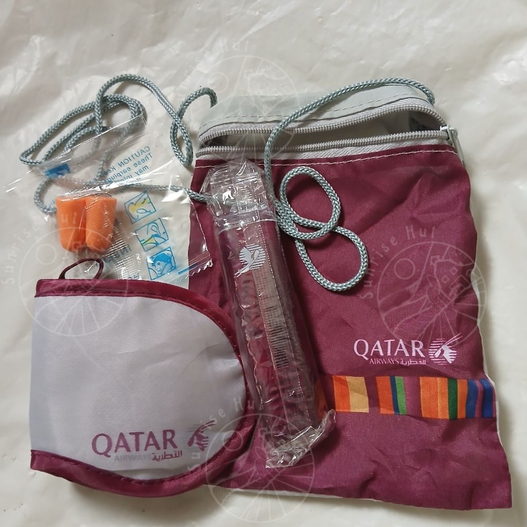 ของแจกบนเครื่องQatar Airways