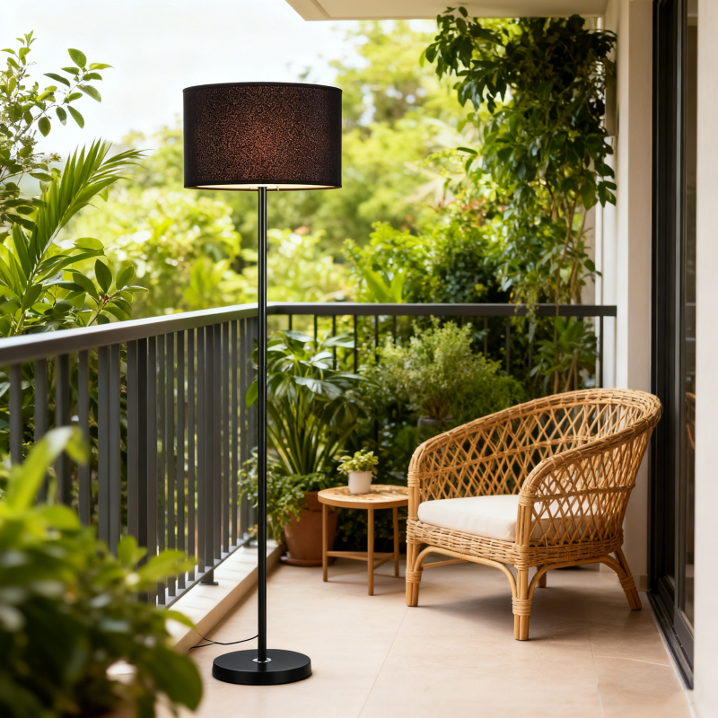 โคมไฟตั้งพื้น ตกแต่งเรียบหรู อบอุ่นทุกมุม โคมไฟหัวเตียง Floor Lamp พร้อมปุ่มสวิตช์ - รูปที่ 6