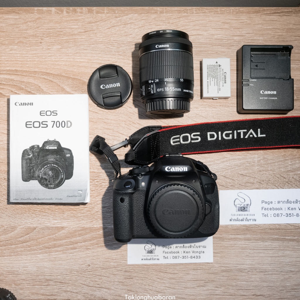 กล้อง Canon EOS 700D | เลนส์ Canon EF 50mm f/1.8 STM Lens (มือสอง)