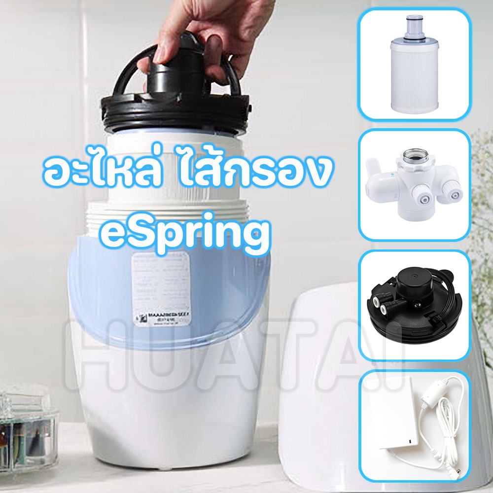 ไส้กรอง ฝาครอบชุดไส้กรองคาร์บอน Filter Bracket อะไหล่ eSpring เครื่องกรองน้ำอีสปริงแท้ แอมเวย์ อะไหล่ eSpring