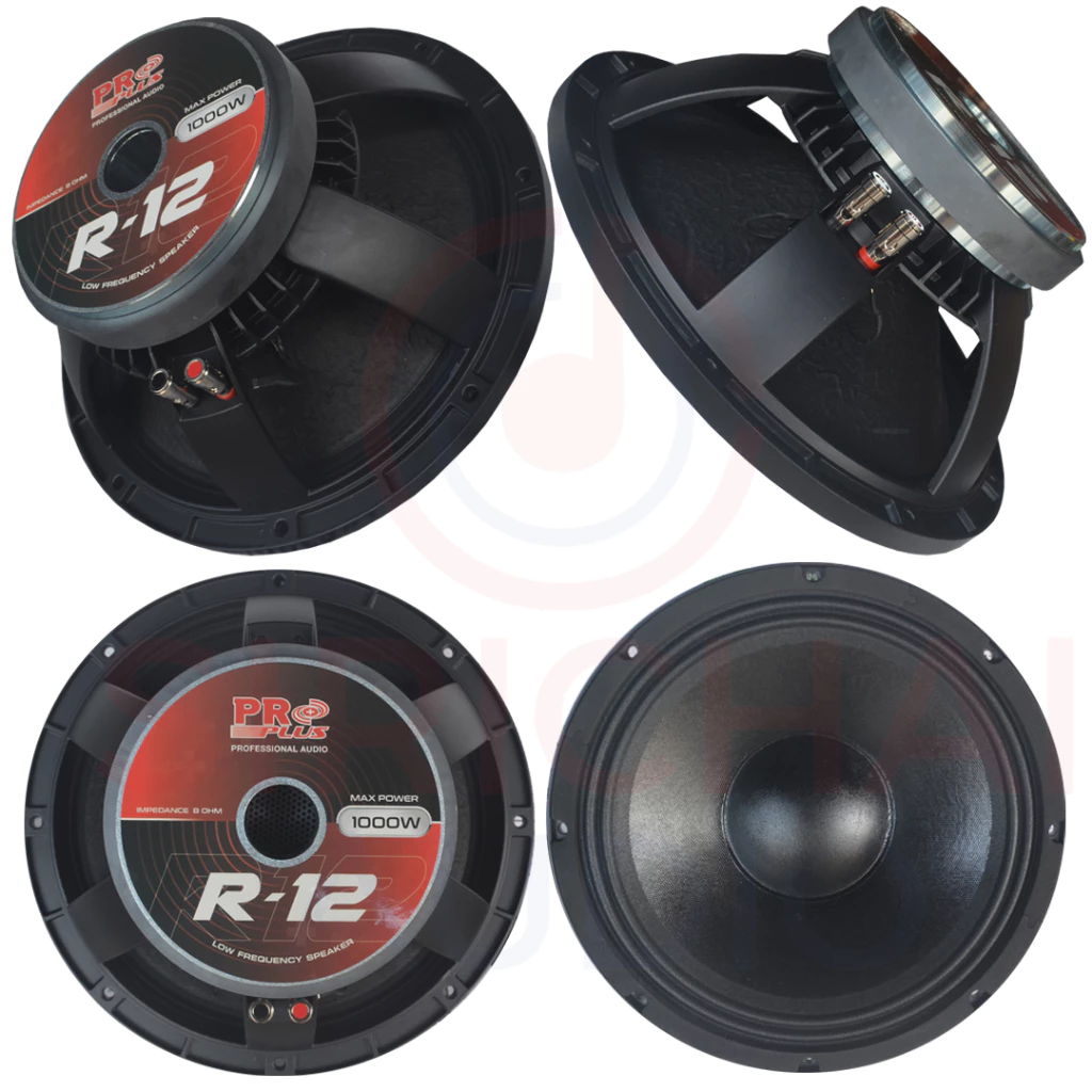 ดอกลำโพง12นิ้ว PROPLUS รุ่น R12 โครงหล่อ วอยส์3นิ้ว 1000วัตต์
