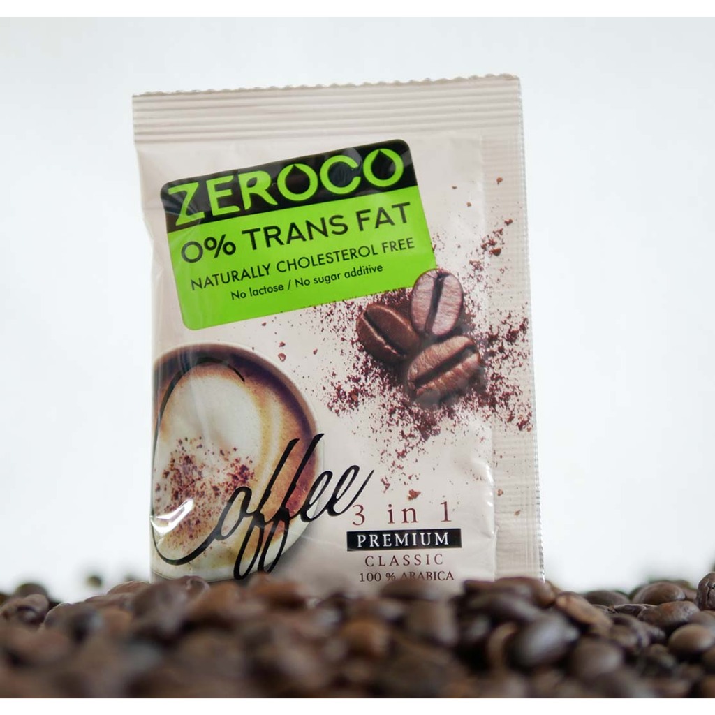 ZEROCO กาแฟซอง 3in1 ขนาด 20 กรัม  100 ซอง