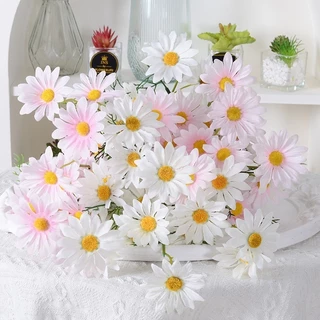 ดอกเดซี่ ดอกไม้ประดิษฐ์ ดอกไม้ไหม DIY ของแต่งบ้าน ของตกแต่งสำหรับถ่ายภาพ