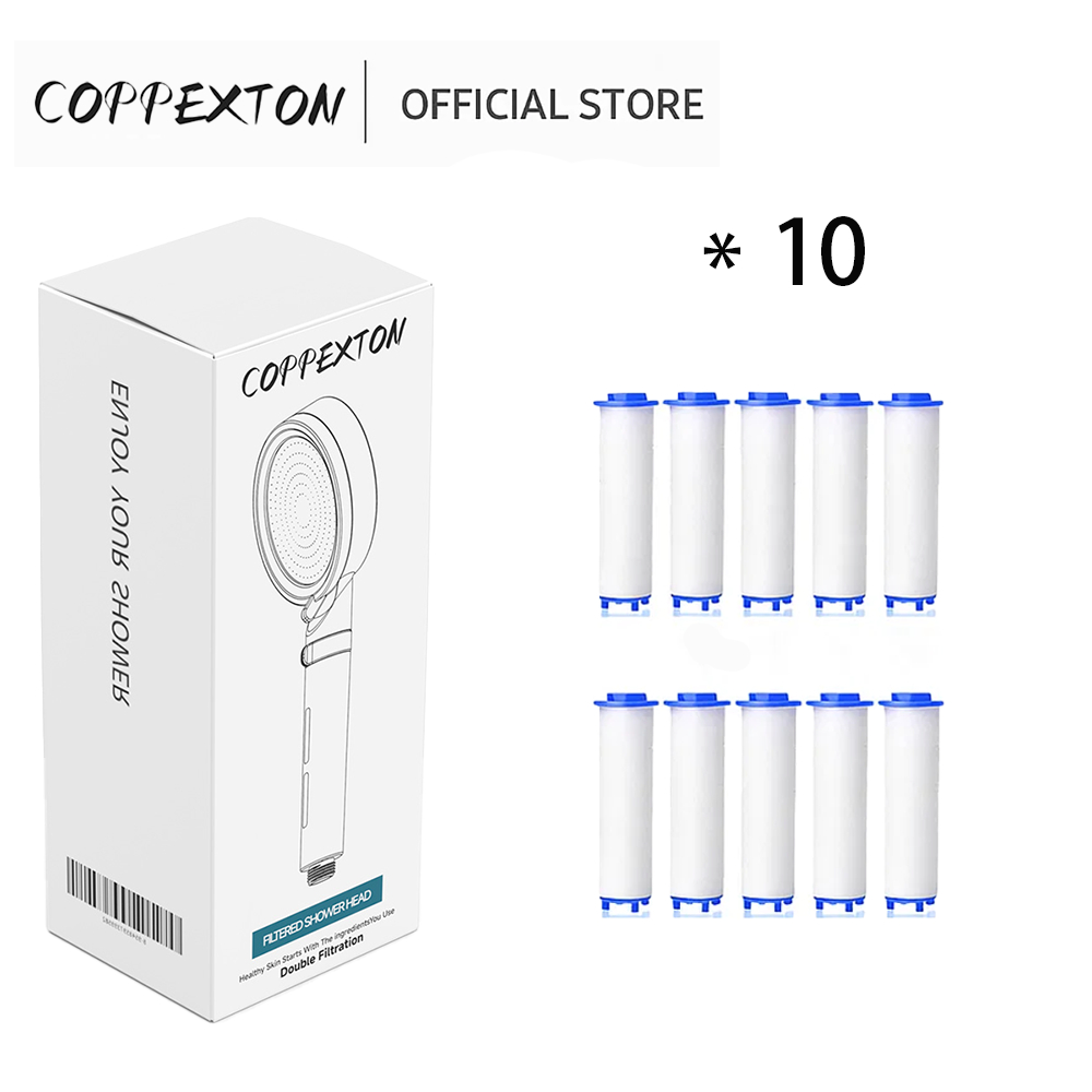 COPPEXTON  Filter COTTON MICRO FILTER X10 ไส้กรองน้ำ 10 ชิ้น สำหรับฝักบัวกรองน้ำ