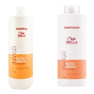 ❤️ไม่แท้คืนเงิน❤️Wella Invigo Nutri Enrich Shampoo-Condition…