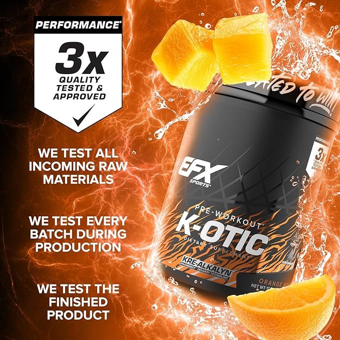 เครื่องดื่มก่อนออกกำลังกาย Pre-Workout EFX Sports & ProSupps HYDE
