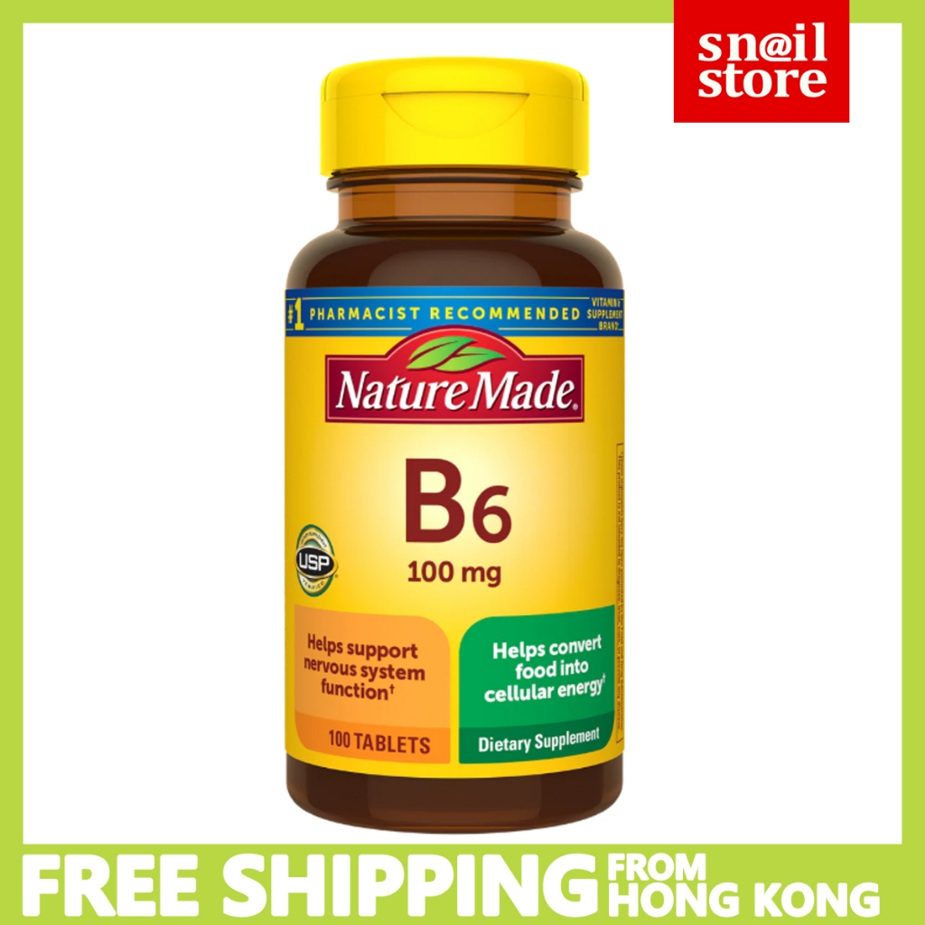 Nature Made Vitamin B6 100 mg (100 Tablets)